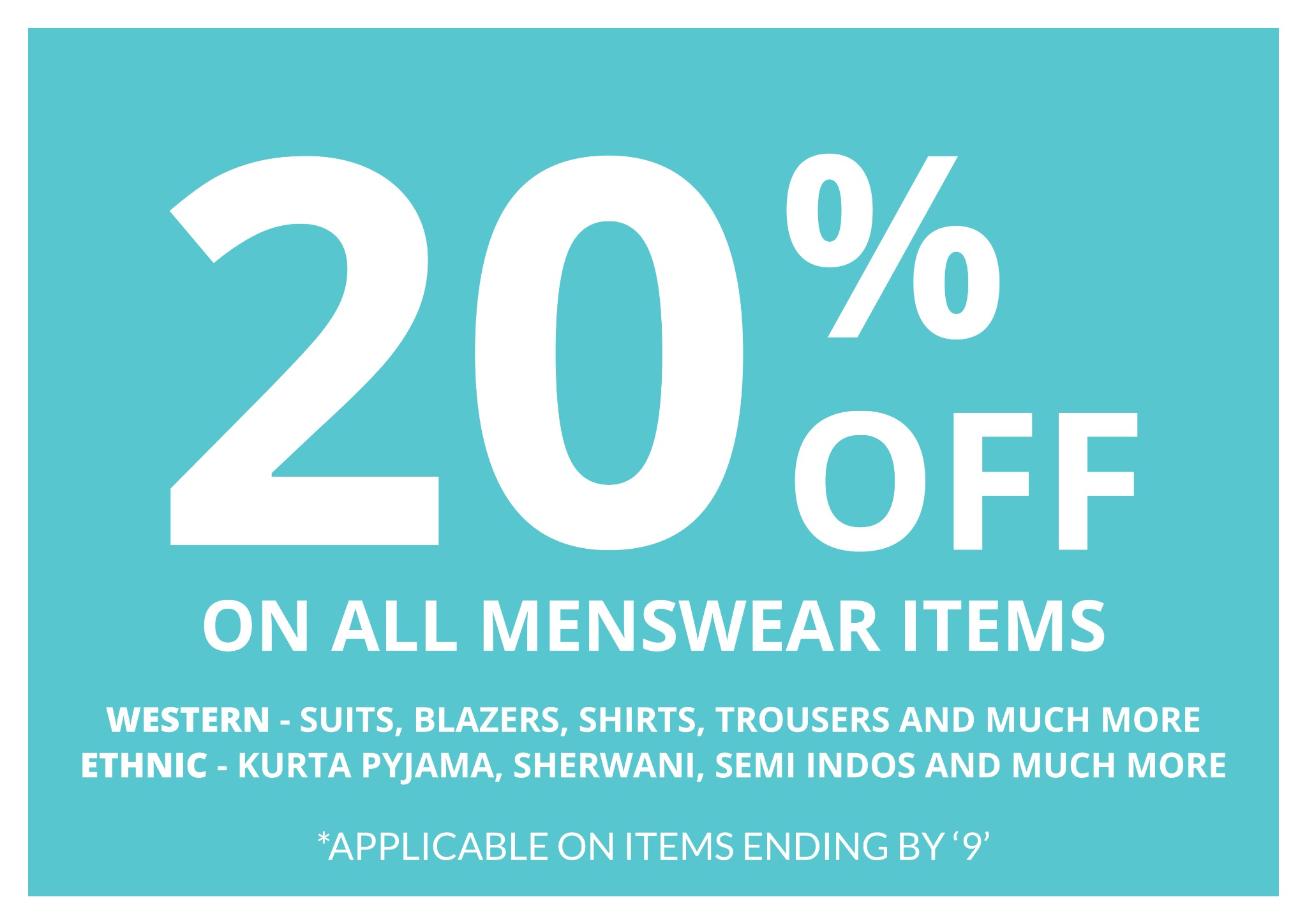 Clearance Sale Menswear